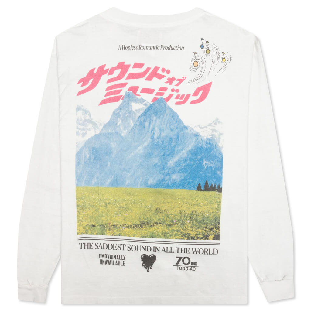 Saddest Sound L/S Tee - White, , large image number null
