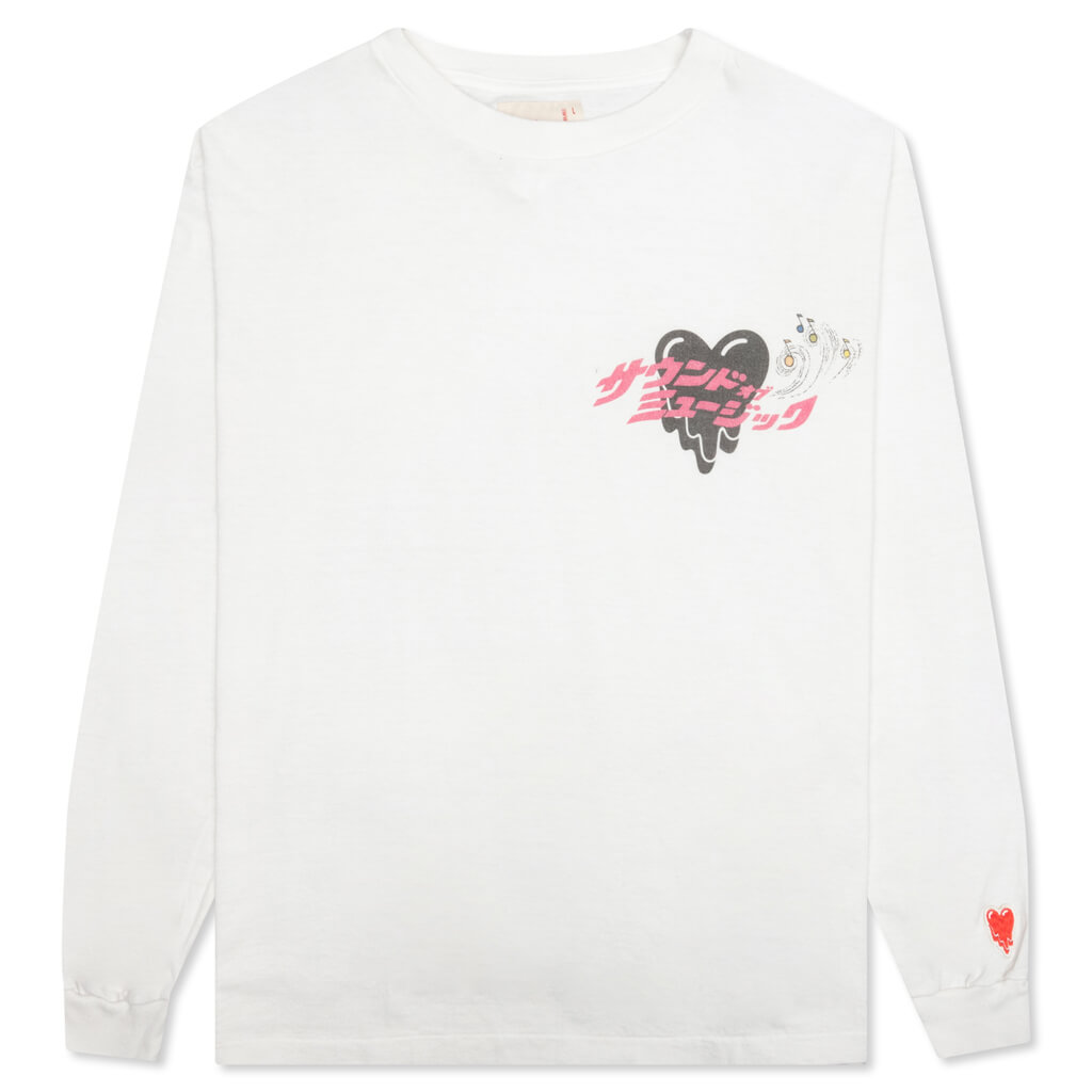 Saddest Sound L/S Tee - White, , large image number null