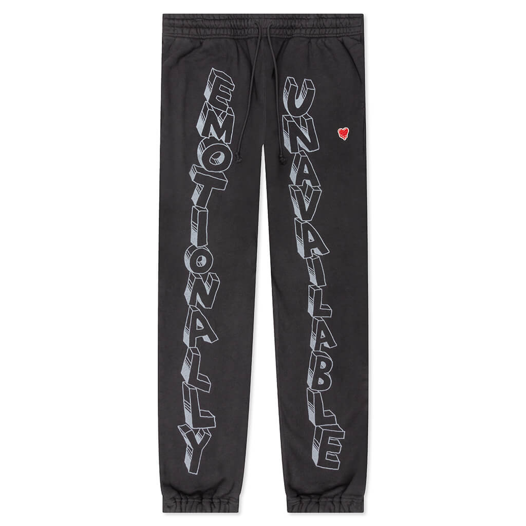 Wordplay Sweatpant - Black