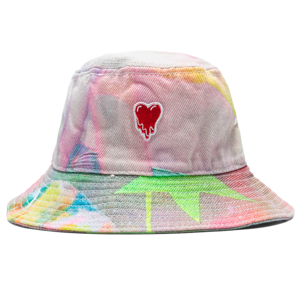 Emotionally Unavailable x So Youn Lee Stardust Bucket Hat - White/Multi, , large image number null