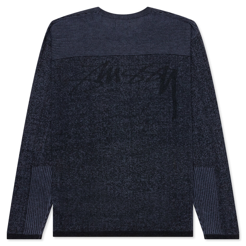 Engineered Panel Sweater - Navy, , large image number null