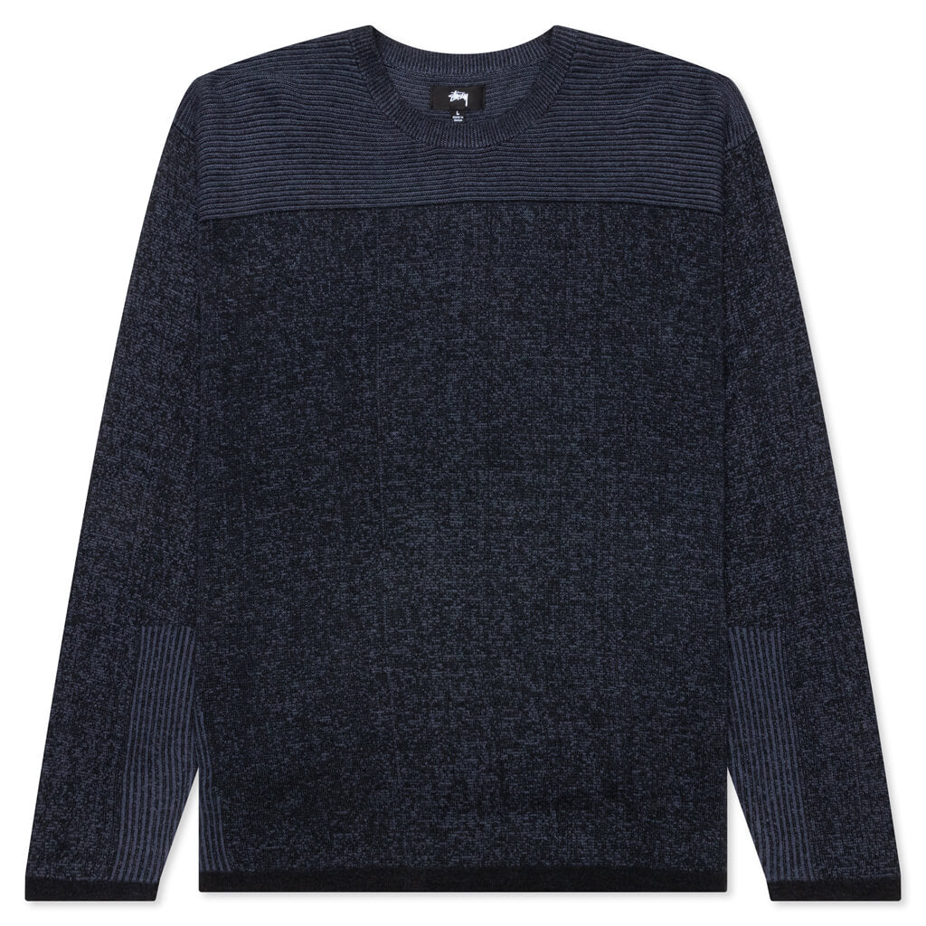Engineered Panel Sweater - Navy, , large image number null