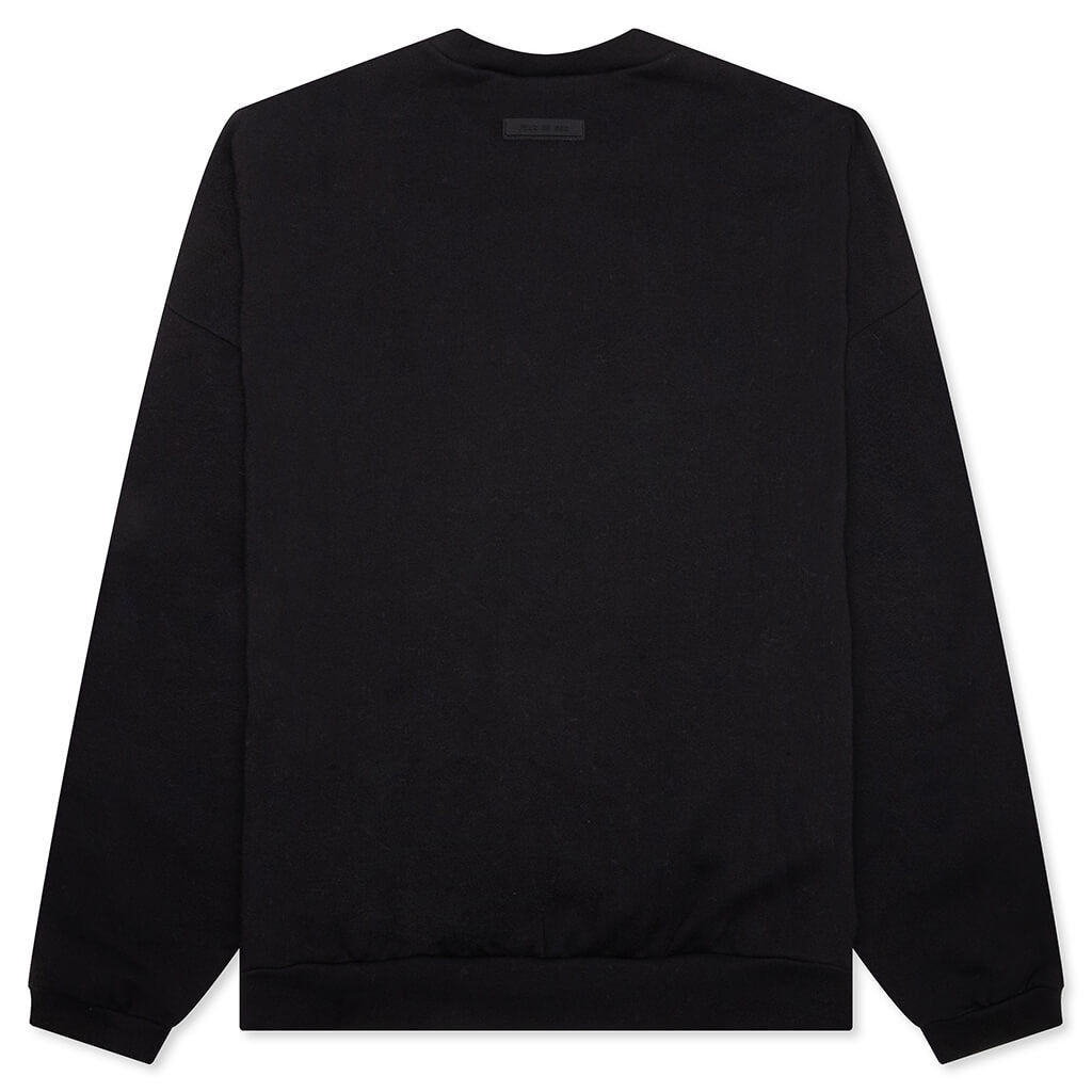 Essentials Crewneck - Jet Black