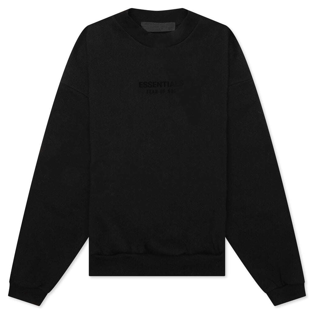 Kids Crewneck - Jet Black