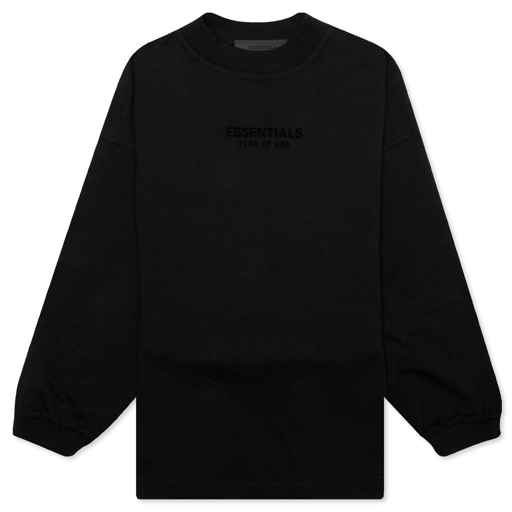 Kids L/S Tee - Jet Black