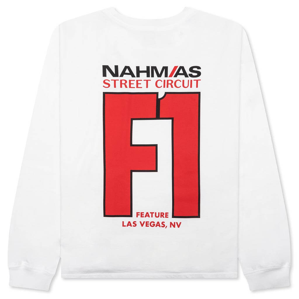 Feature x Nahmias F1 L/S T-Shirt - White
