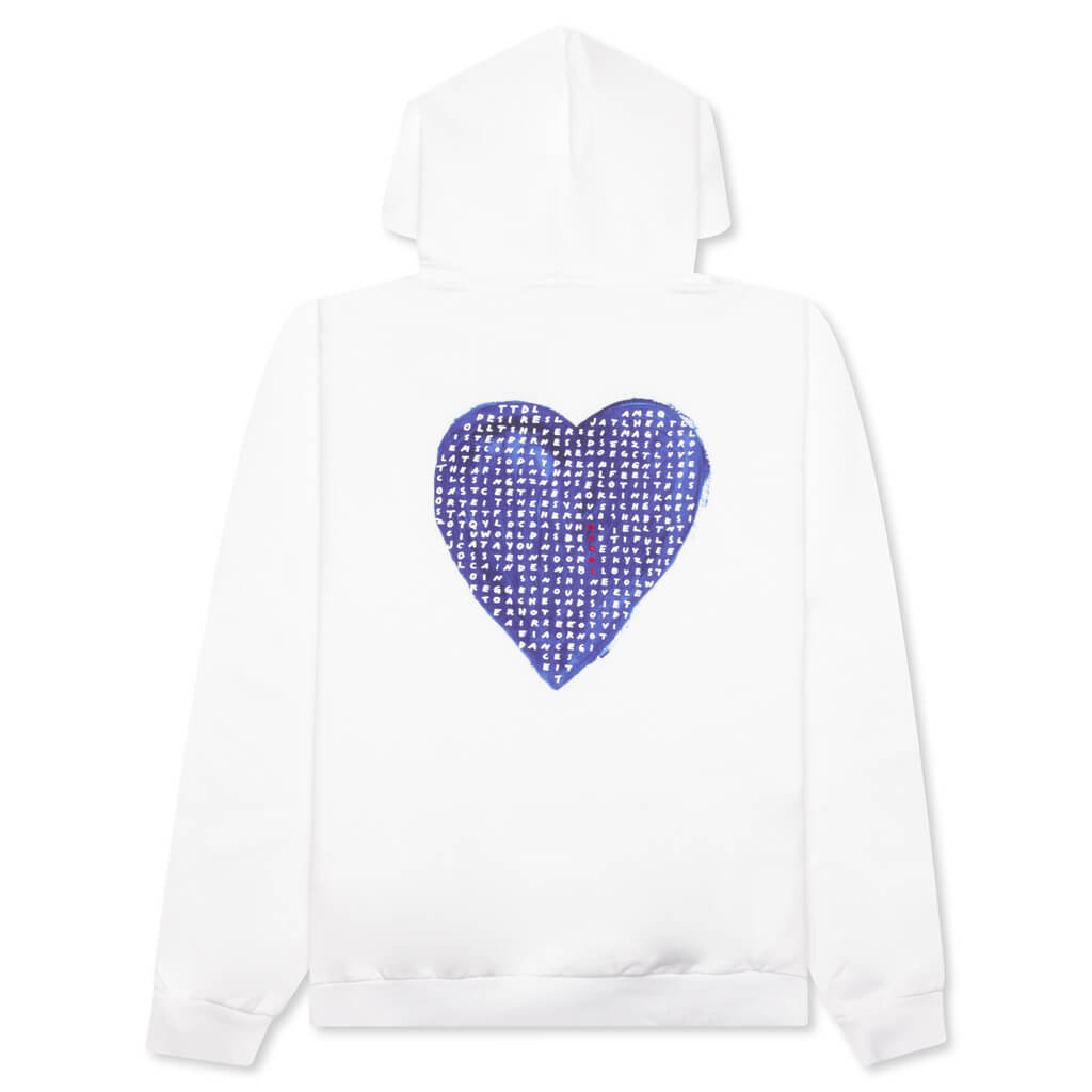 Wordsearch Hoodie - Stone White