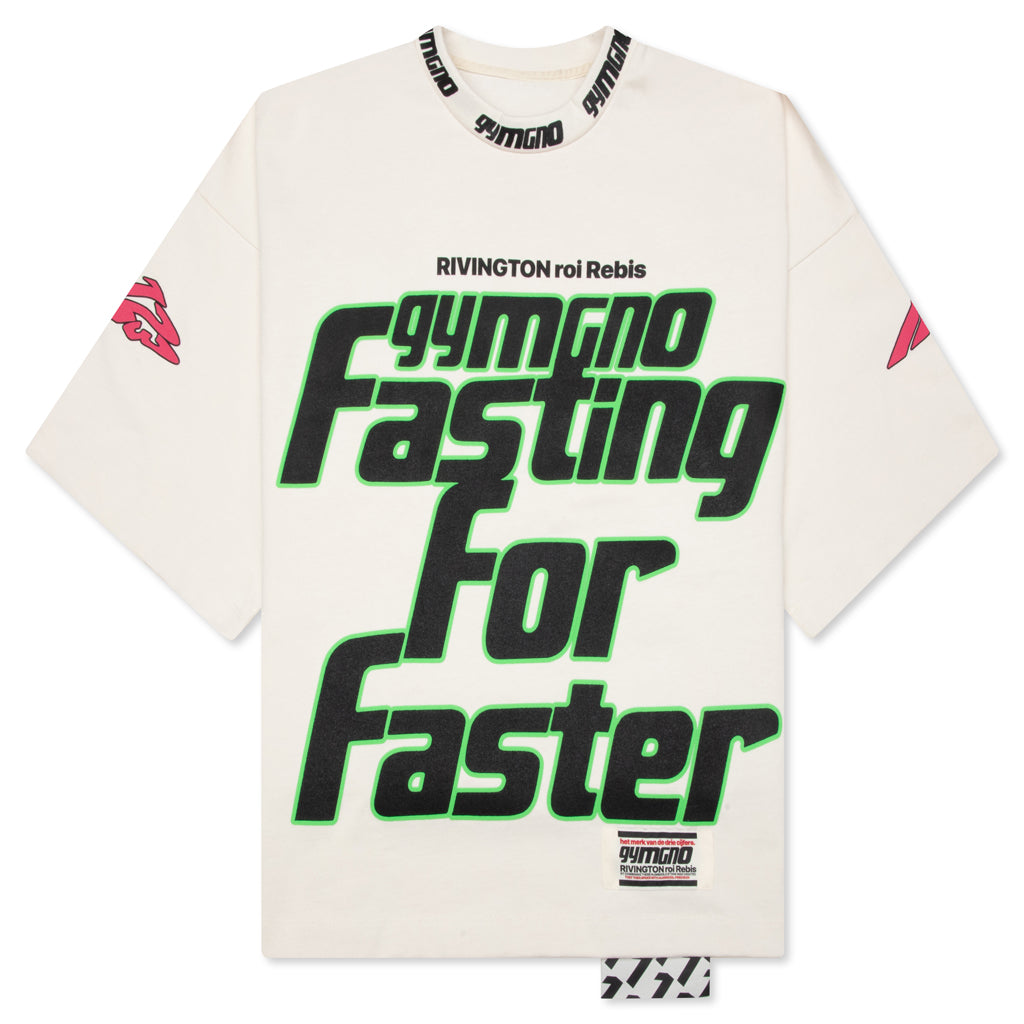 Fasting For Faster S/S Tee - Vintage White, , large image number null