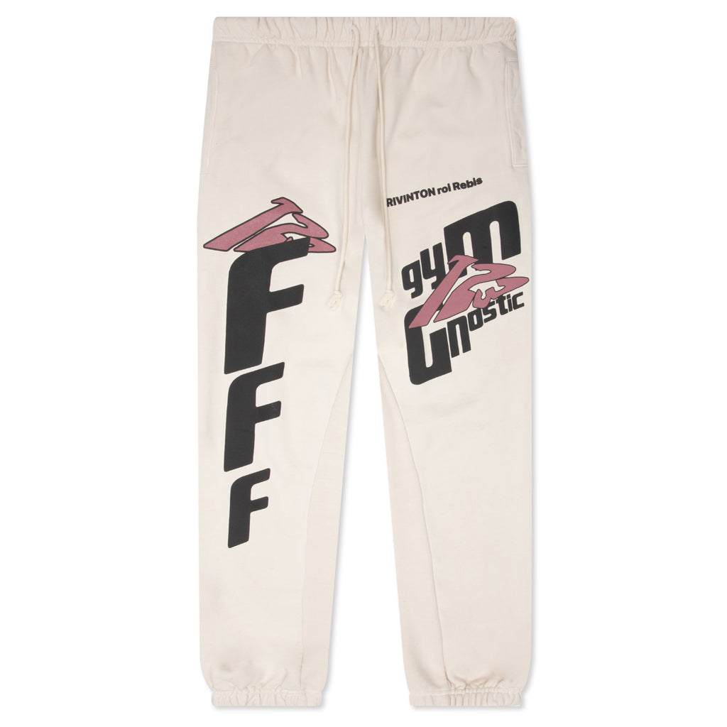 Fasting For Faster Sweatpants - Vintage White