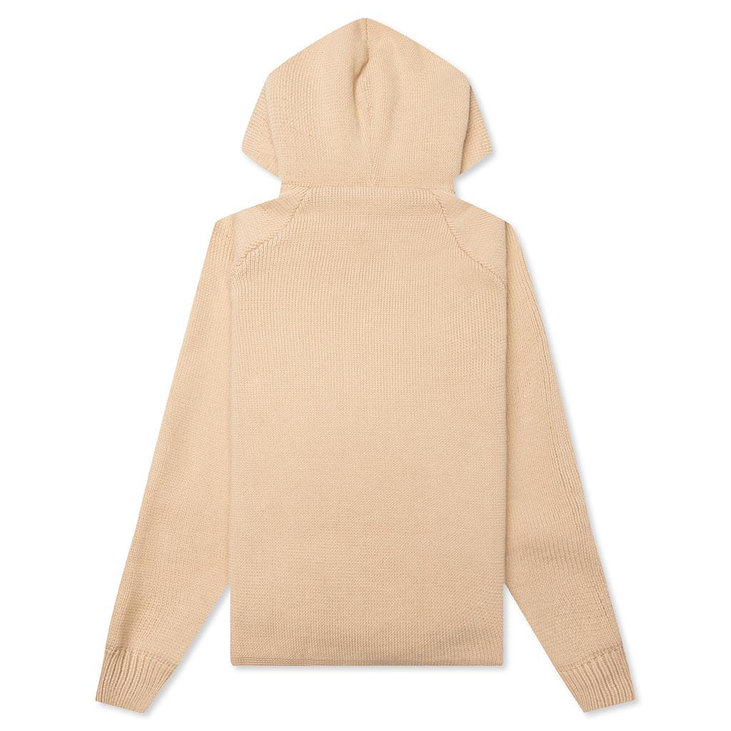 Kid's Knit Hoodie - Sand