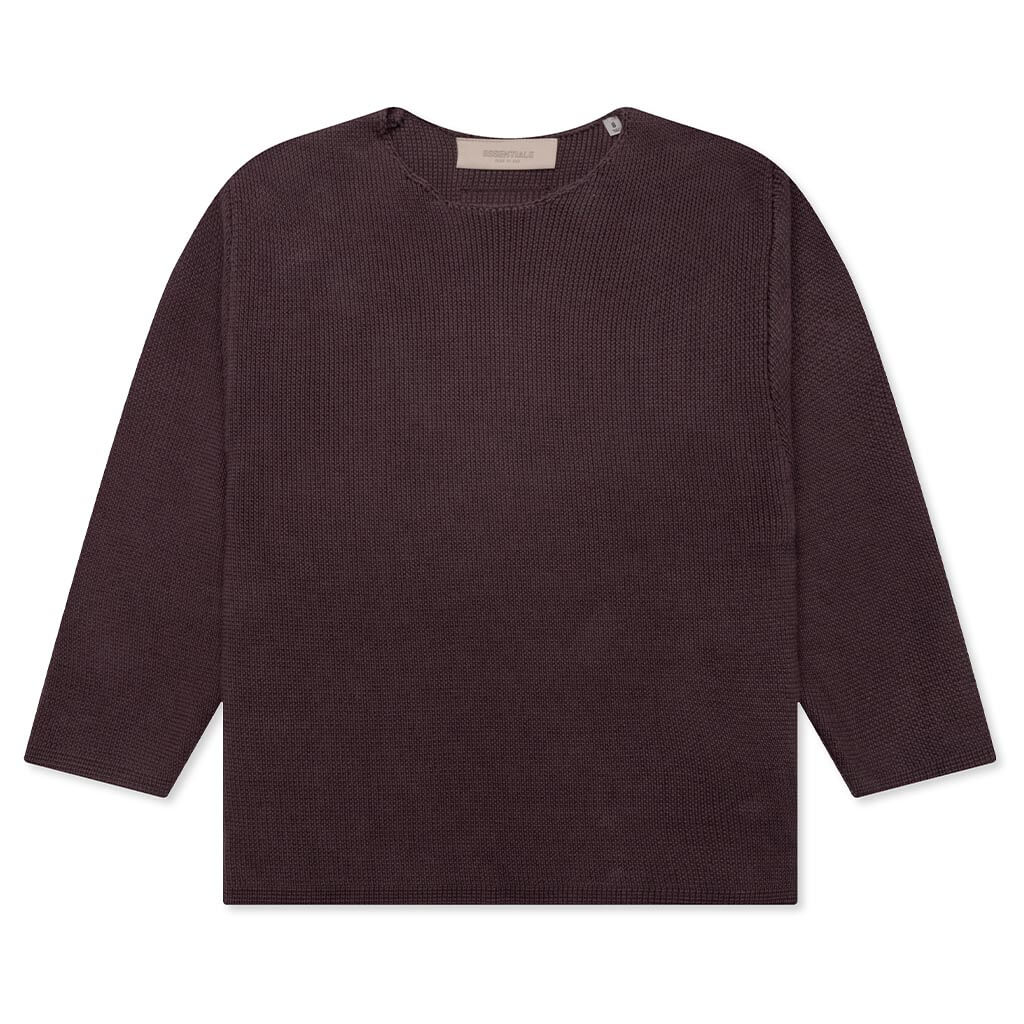 Kid's Raw Sweater - Plum, , large image number null