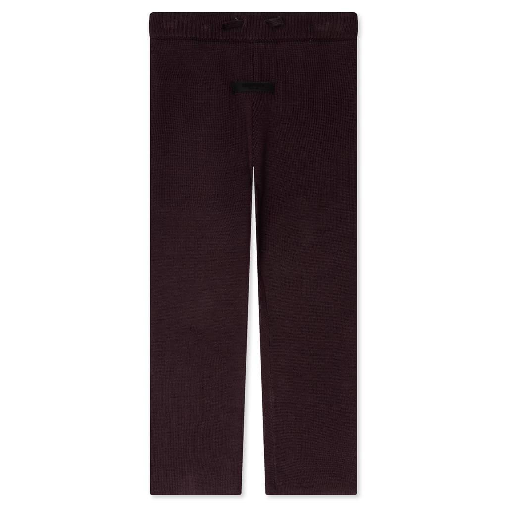 Kid's Relaxed Knit Sweatpant - Plum