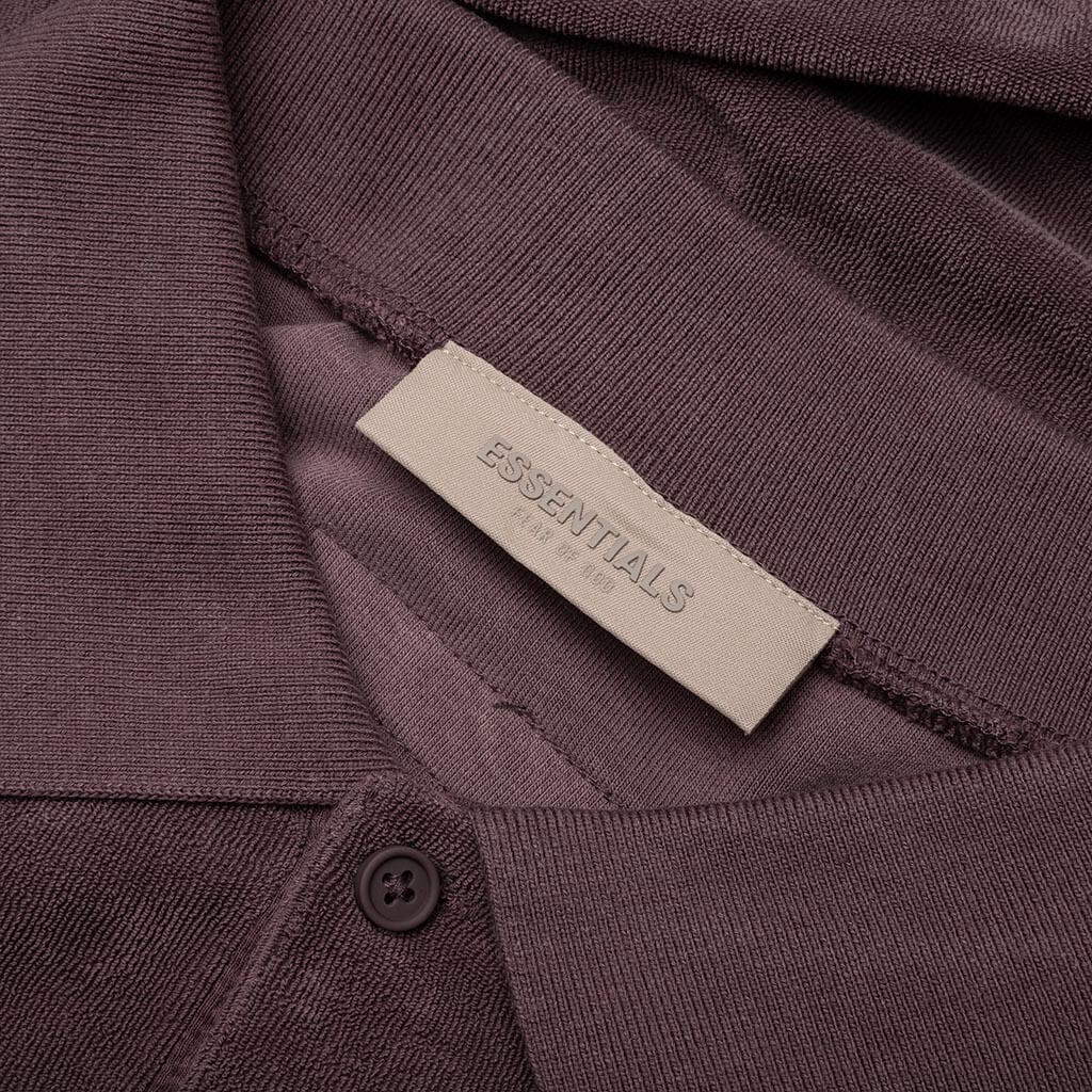 S/S Polo - Plum, , large image number null