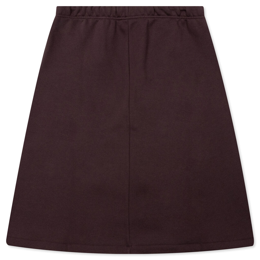 Women's Midlength Skirt - Plum