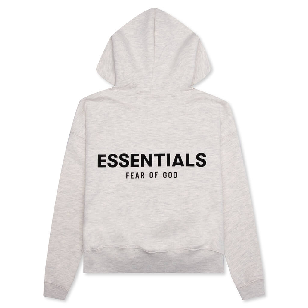 Essentials Kid's Core Hoodie - Light Oatmeal