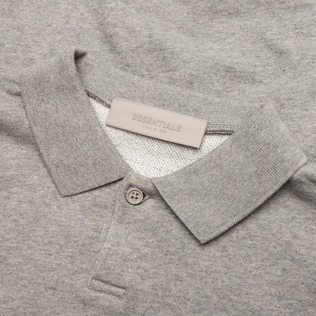 Kid's Core L/S Polo - Dark Oatmeal, , large image number null