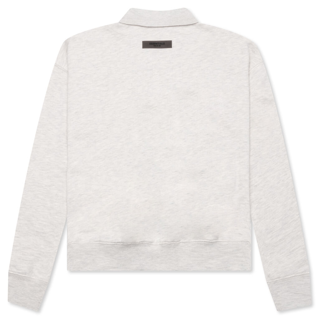 Kid's Core L/S Polo - Light Oatmeal, , large image number null