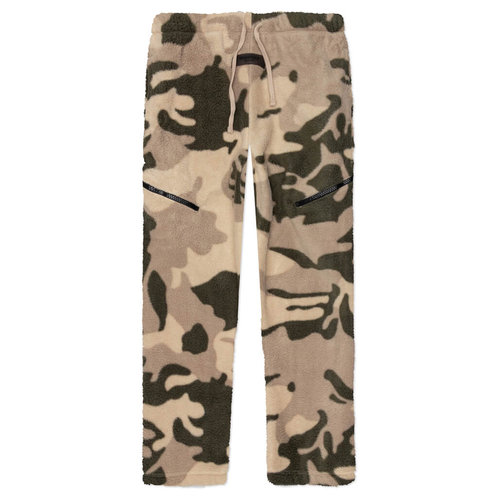 Essentials Kid's Relaxed Polar Pants - Camo