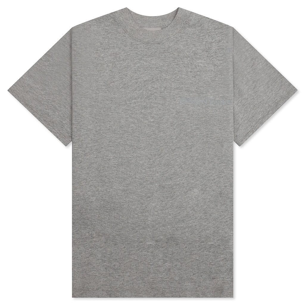 Essentials Kid's S/S Tee - Dark Heather Oatmeal