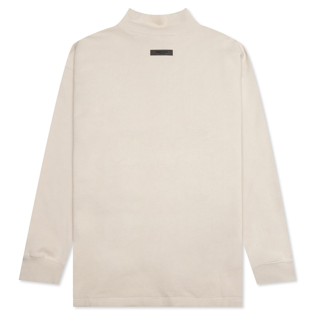 Essentials Relaxed Mockneck - Wheat
