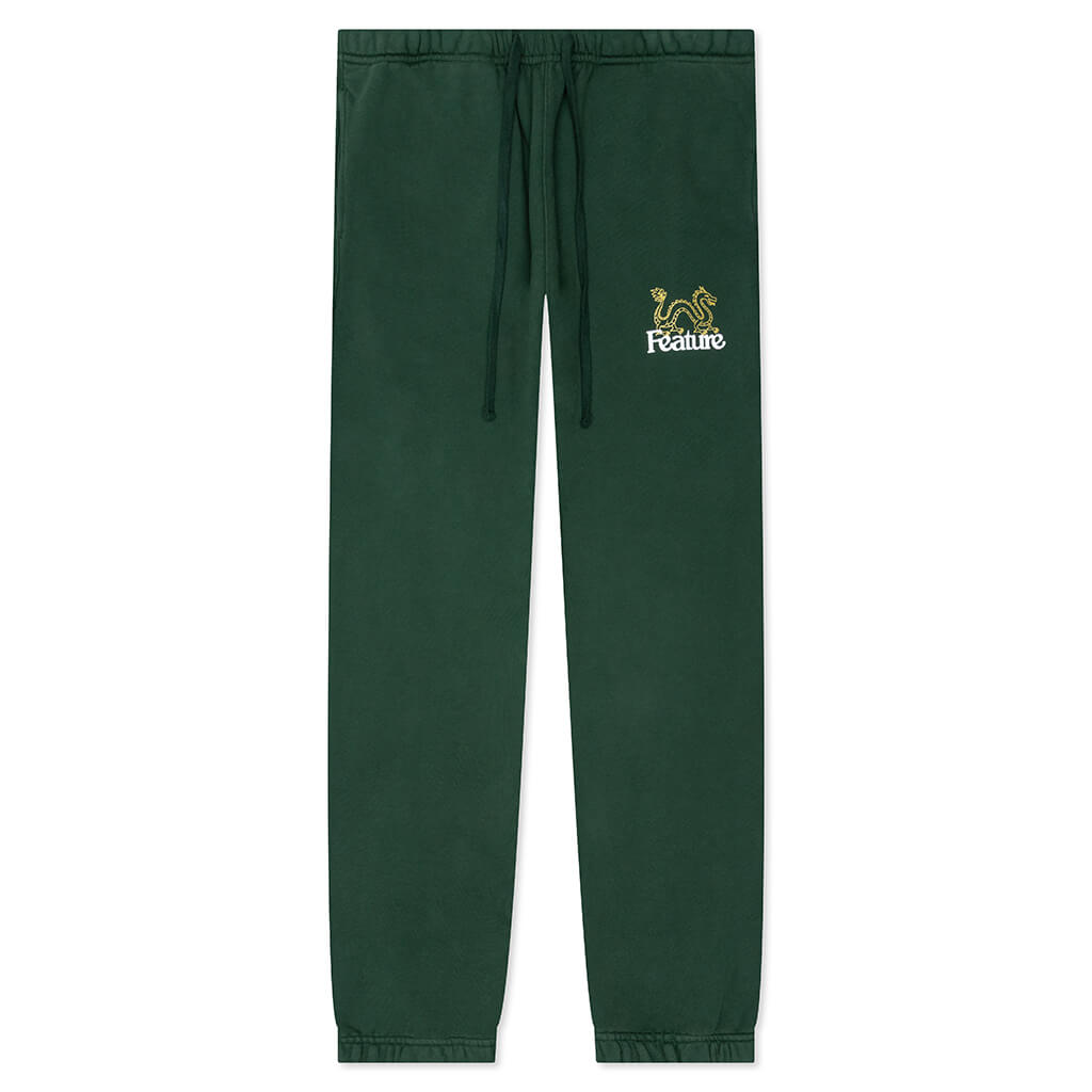 Dragon Sweatpants - Dark Green