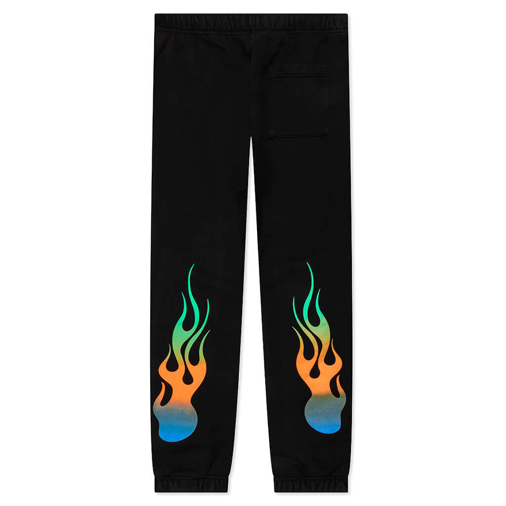 Flame Sweatpants - Black
