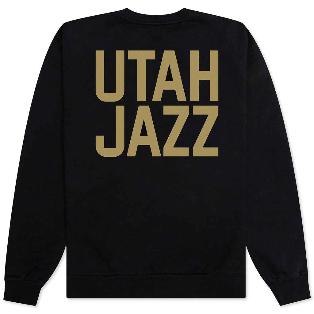 NBA Utah Jazz High Note Crewneck Sweater - Black
