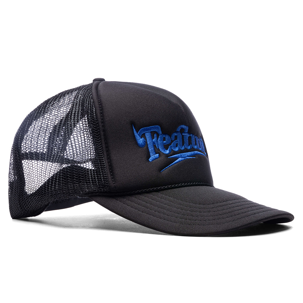 Spike Trucker Hat V2 - Black/Blue, , large image number null