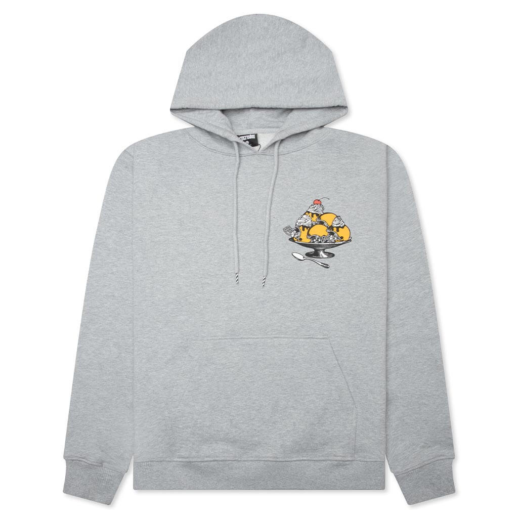 Feature x Icecream Super Bowl Hoodie - Heather Grey