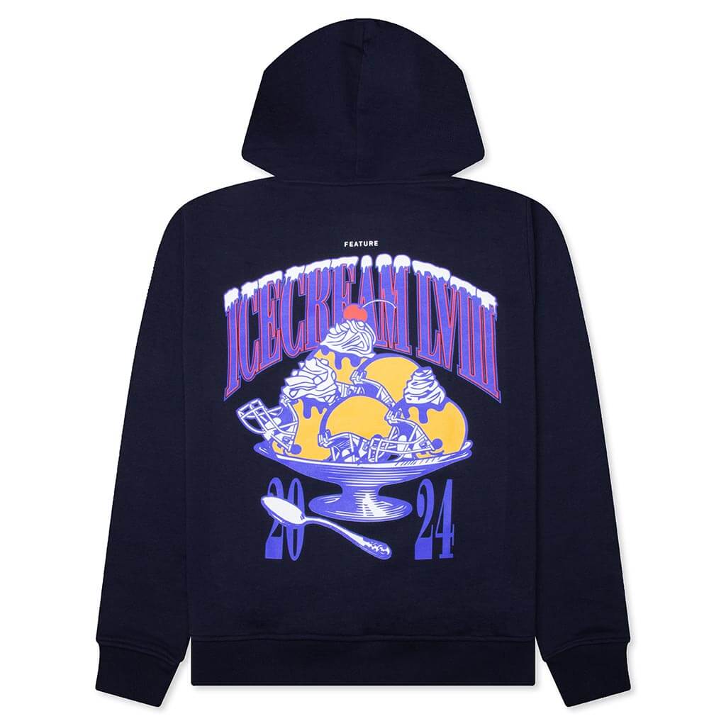 Feature x Icecream Super Bowl Hoodie - Navy, , large image number null