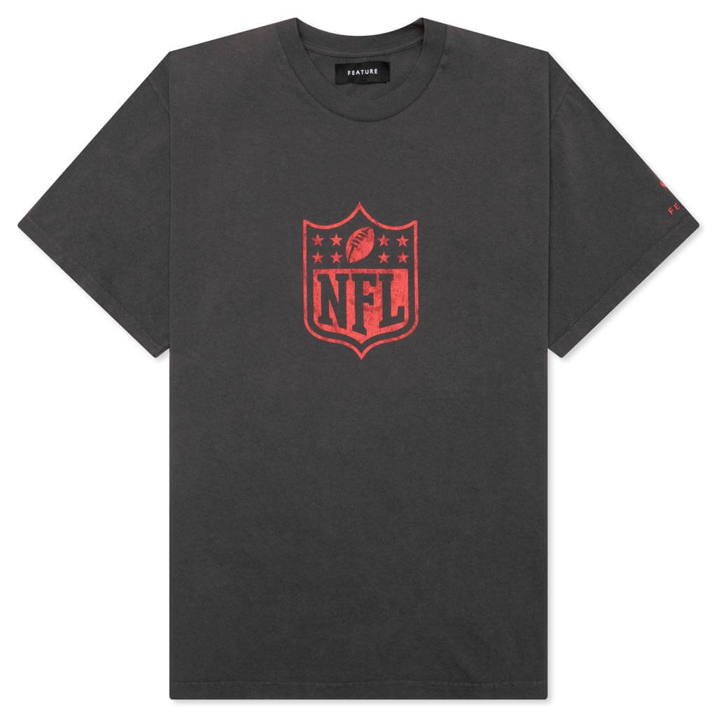 Feature x NFL Origins Old English LV Tee - Vintage Black