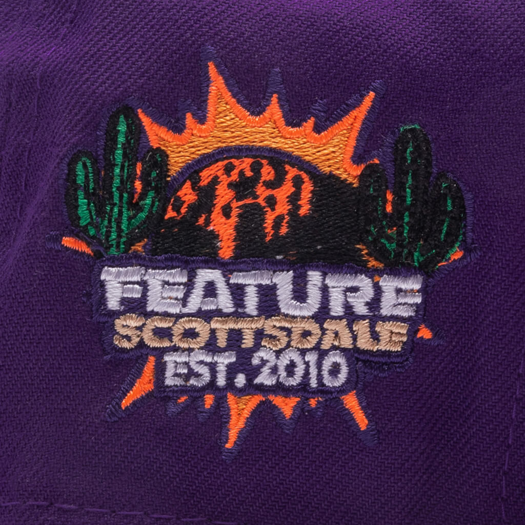 Feature x New Era Scottsdale 59FIFTY Fitted - Dark Purple, , large image number null