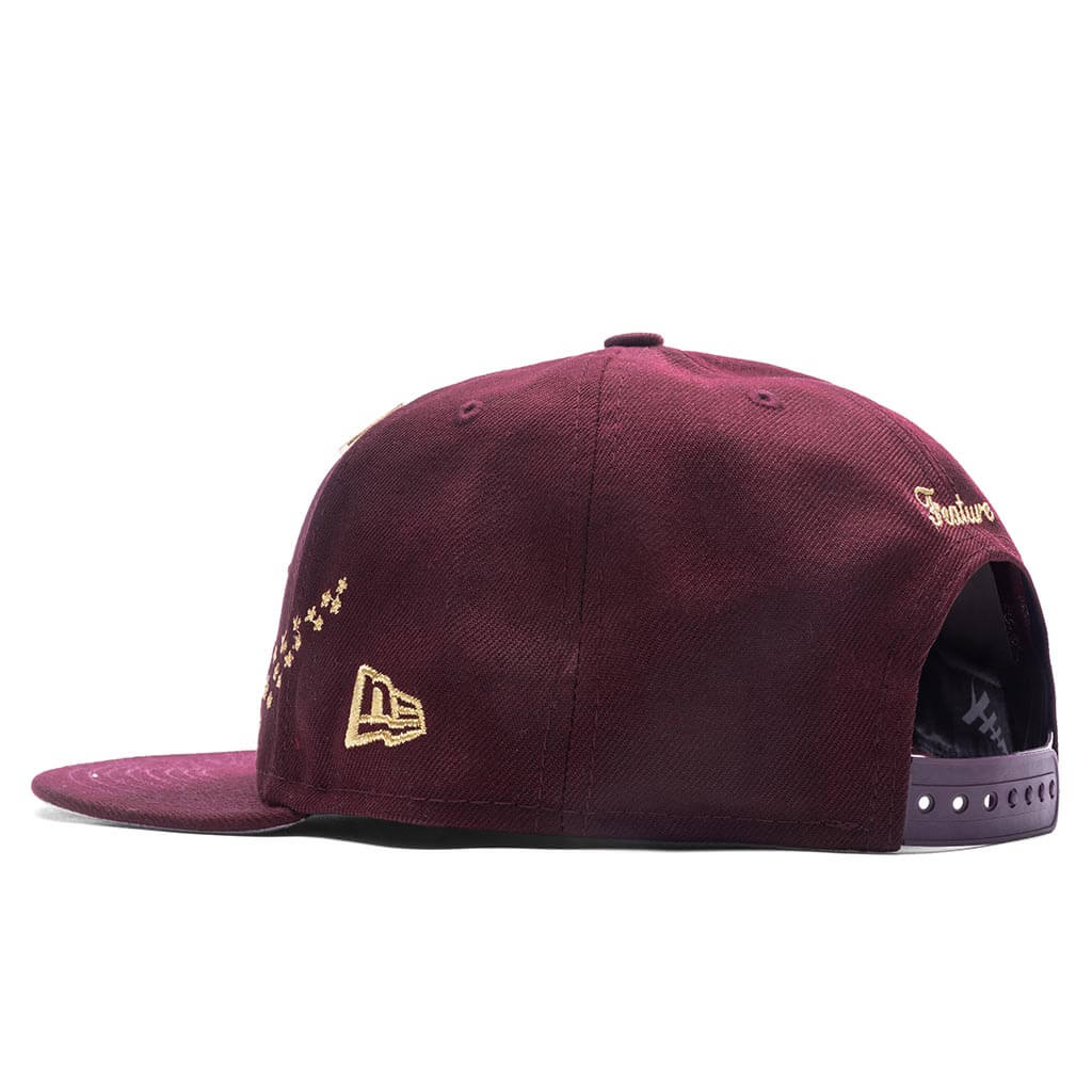 Feature x Paper Planes Startrail Snapback Wynn - Maroon, , large image number null