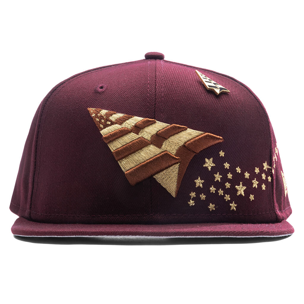 Feature x Paper Planes Startrail Snapback Wynn - Maroon