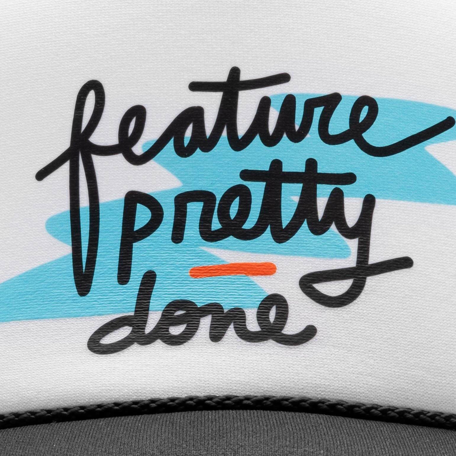 Feature x Pretty Done Lightning Trucker - Black/White, , large image number null