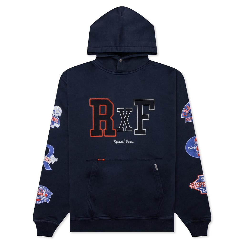 Feature x Represent Champions Hoodie - Midnight Navy, , large image number null
