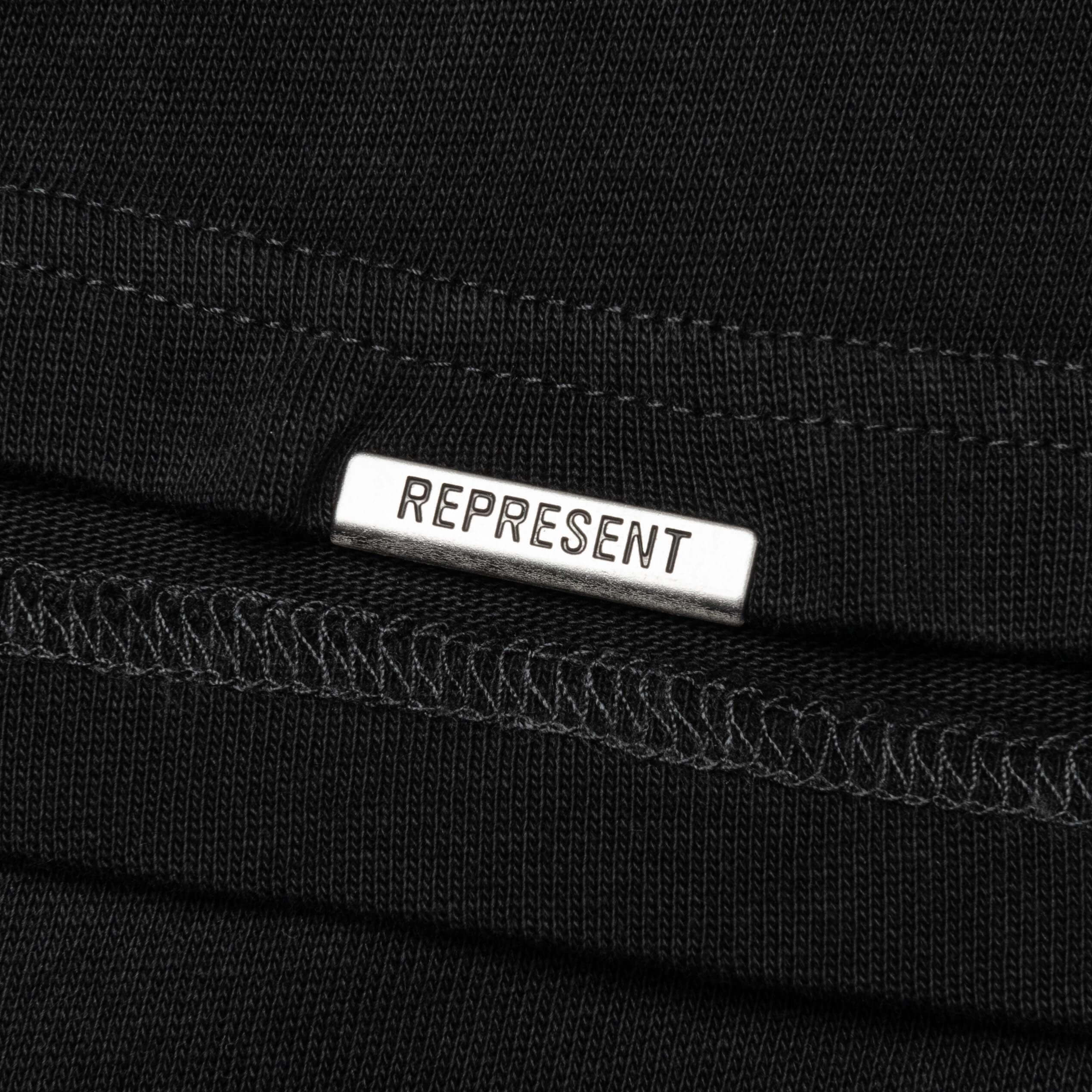 Feature x Represent Head 2 Head T-Shirt - Stained Black, , large image number null