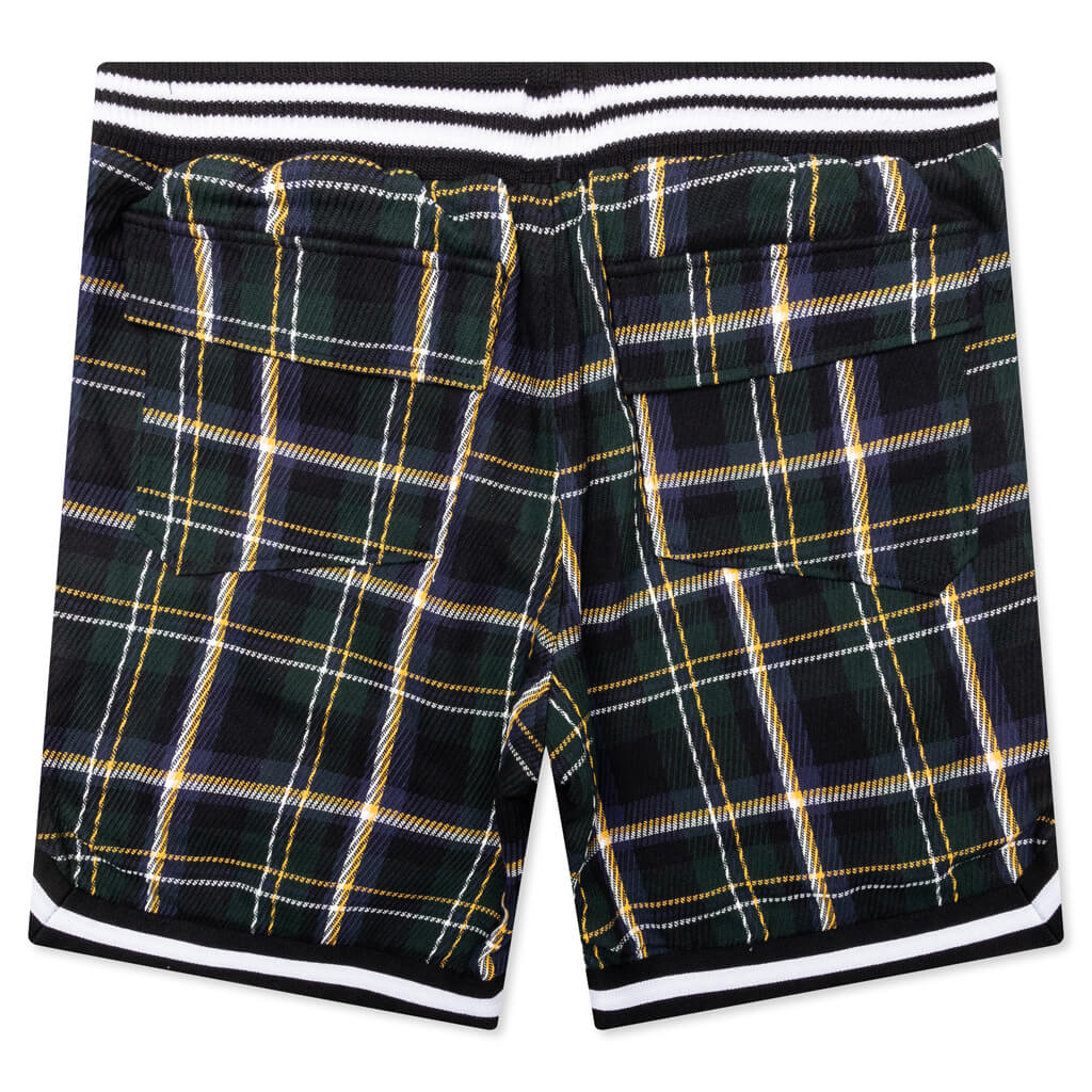 Flannel Court Logo Short - Multi/Green, , large image number null