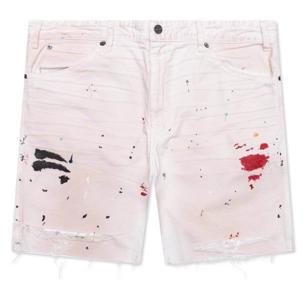Flea Carpenter Shorts - White/Paint