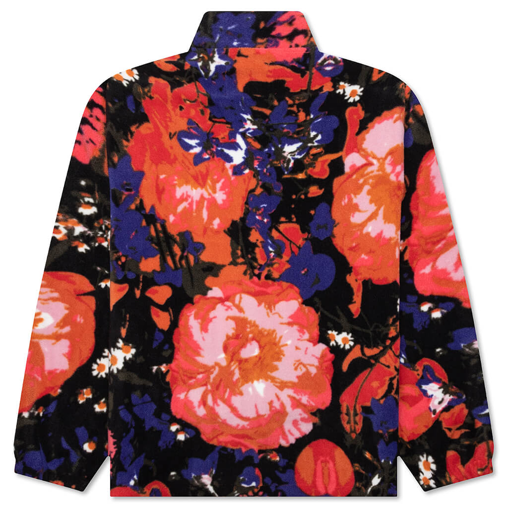 Fleece Floral Jacket - Multi