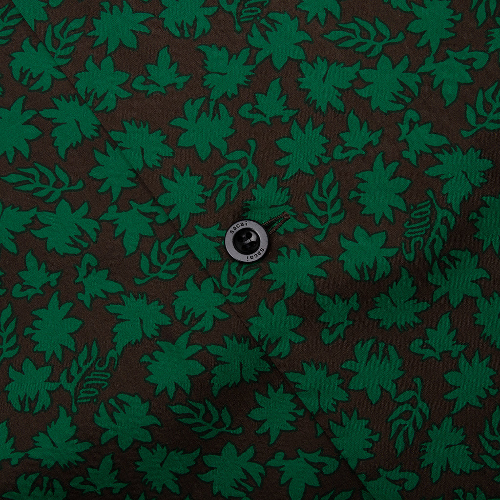 Floral Print Shirt - Green, , large image number null