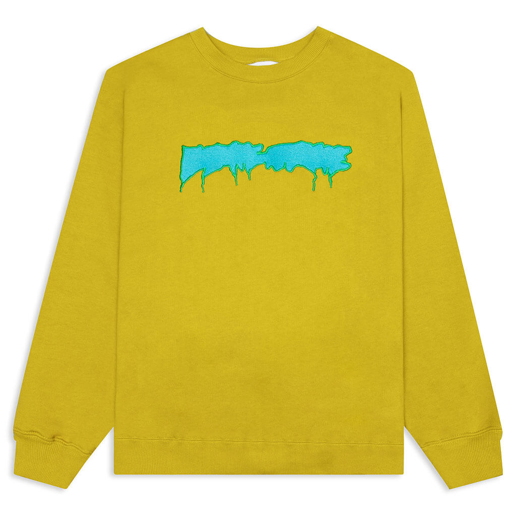 Outline Logo Crewneck - Antique Moss