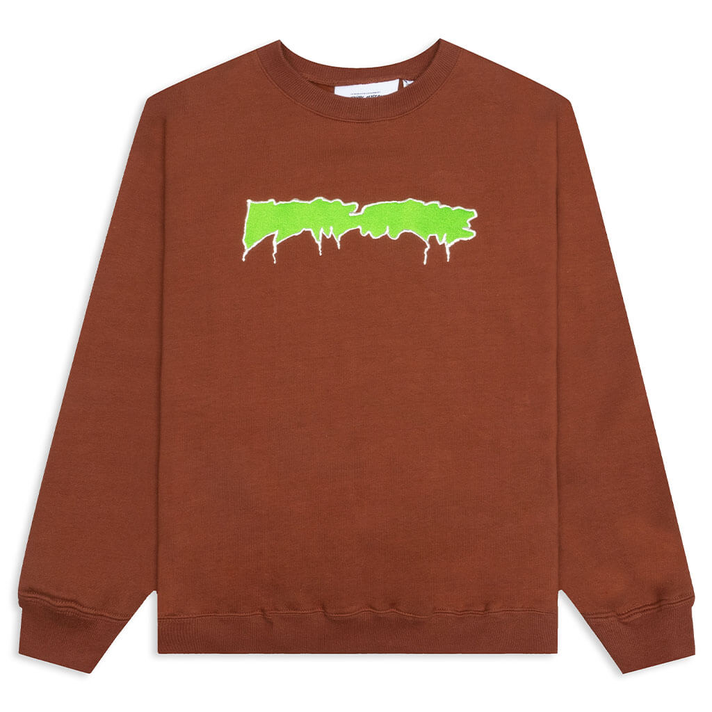 Outline Logo Crewneck - Argan Oil