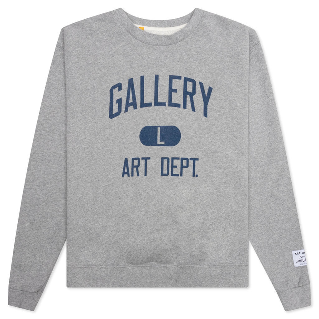 Art Dept Crew Neck Sweatshirt - Heather Grey, , large image number null