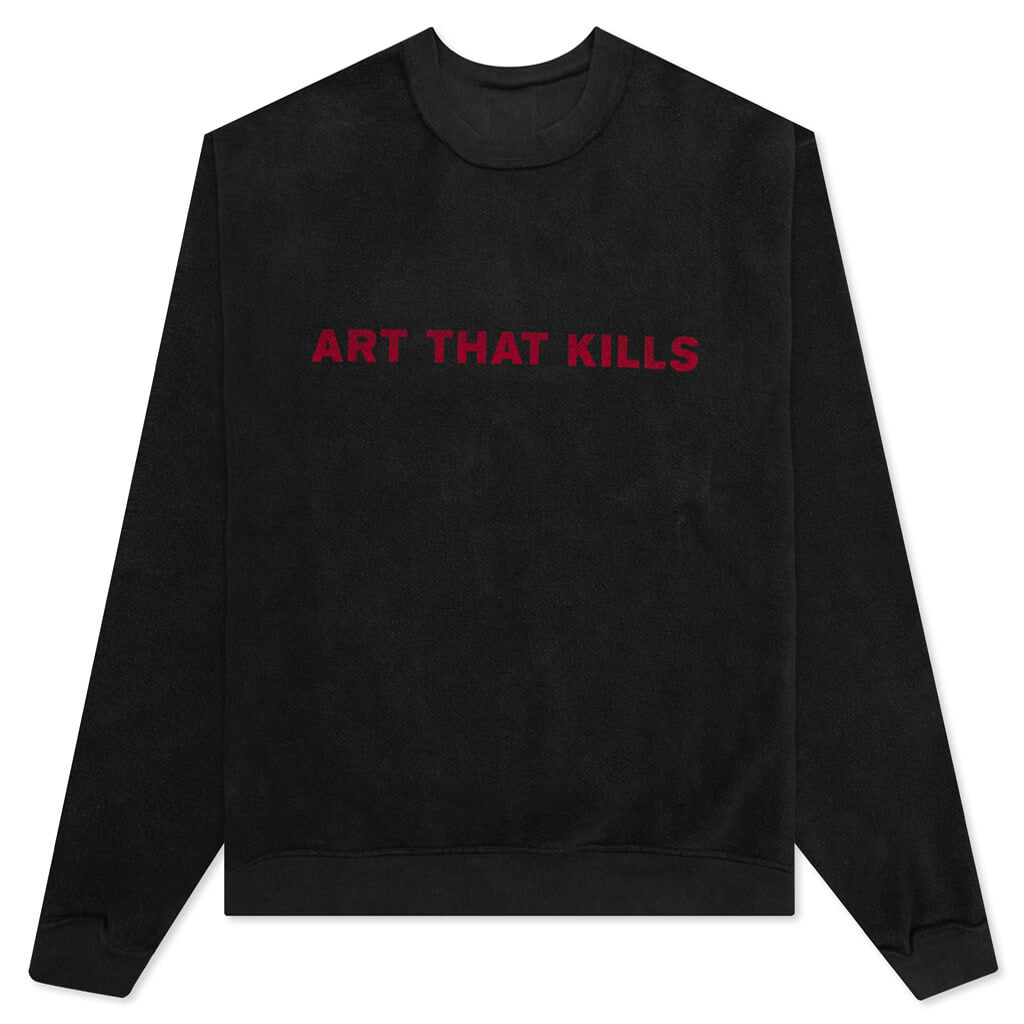 Art That Kills Rev Crewneck - Black, , large image number null