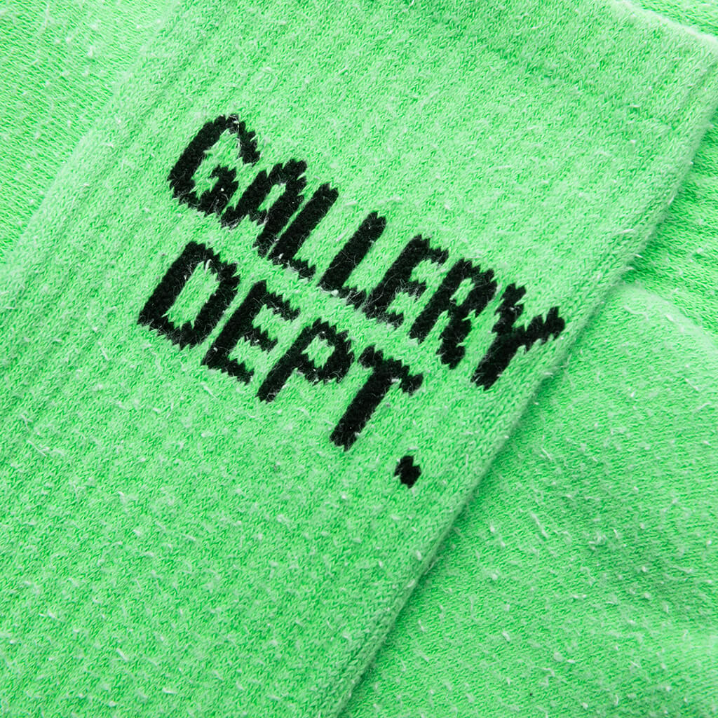 Clean Socks - Fluorescent Green
