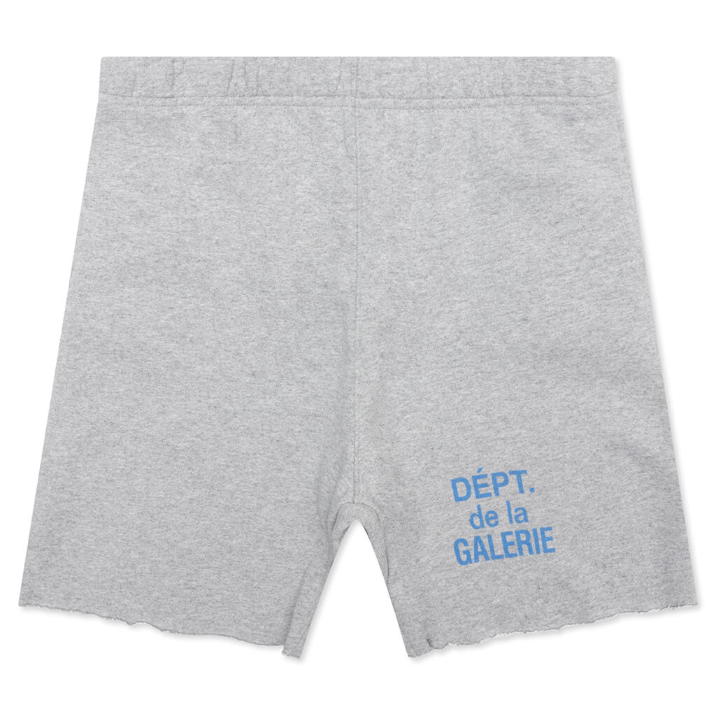French Logo Sweat Shorts - Heather Grey