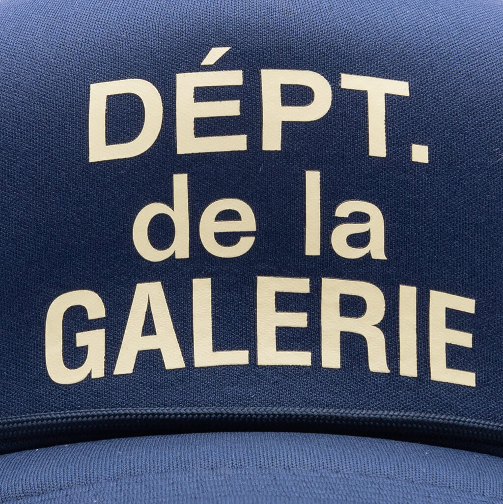 French Logo Trucker Hat - Navy, , large image number null
