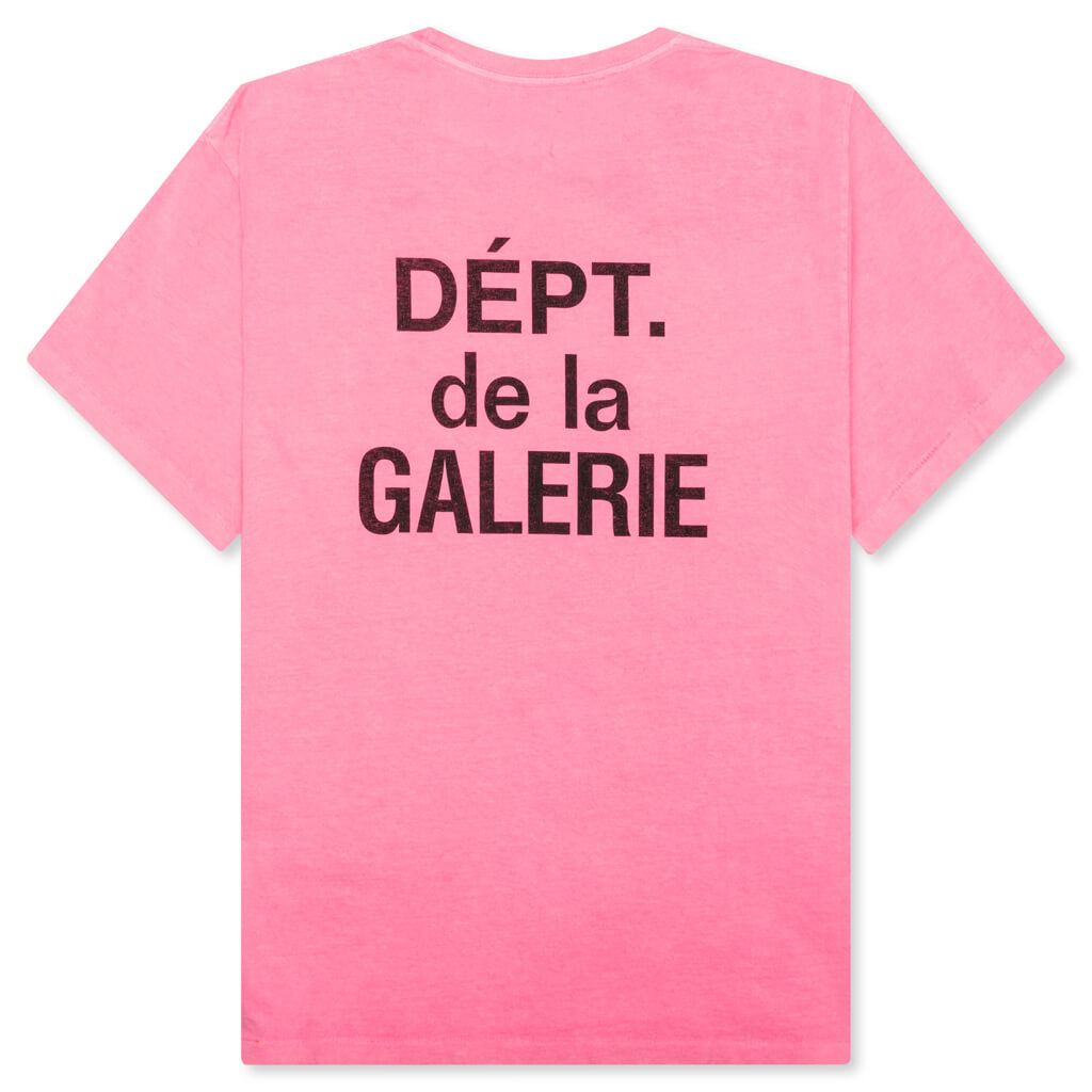 French Tee - Fluorescent Pink