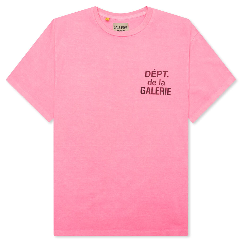 French Tee - Fluorescent Pink, , large image number null